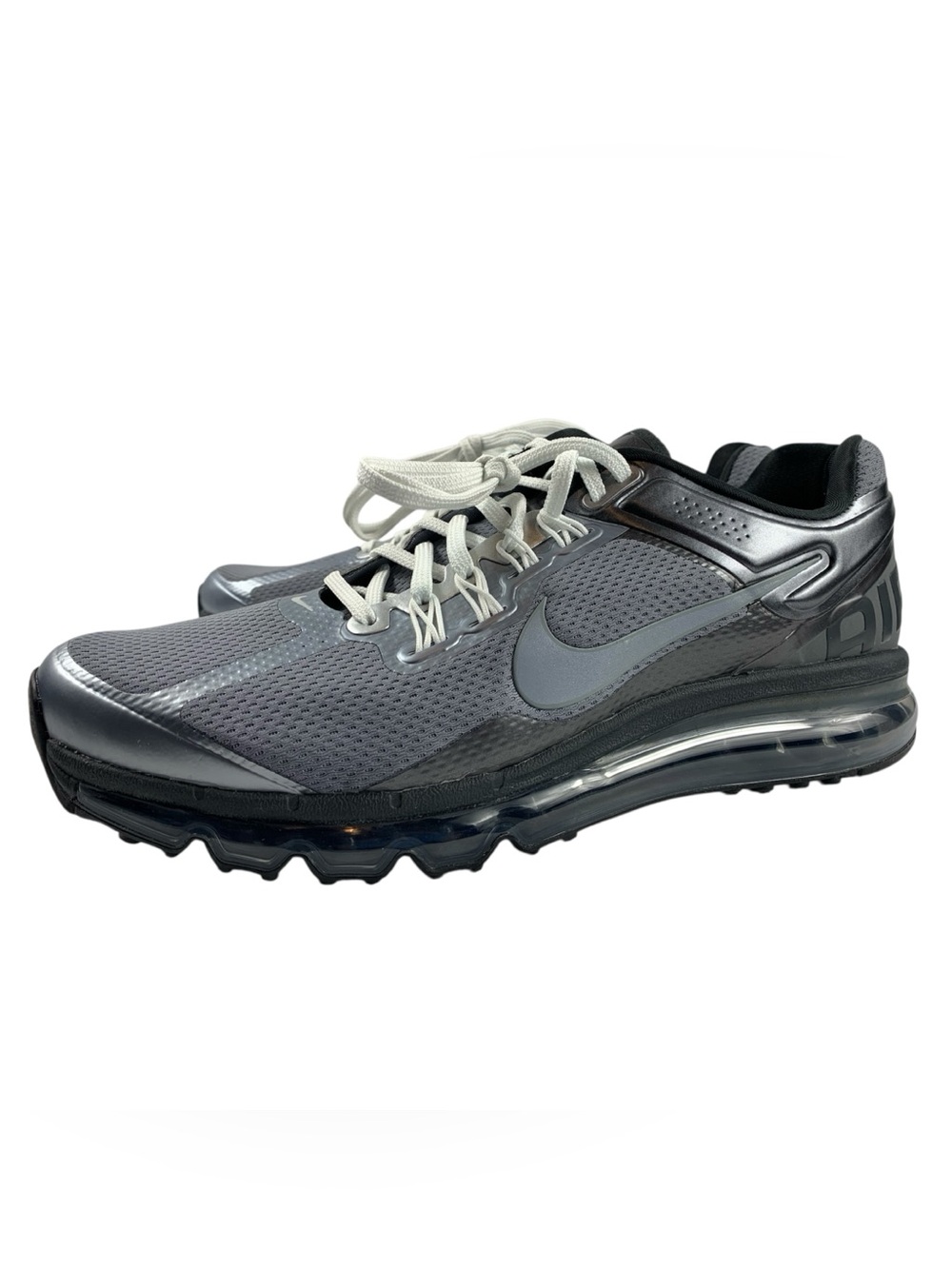Nike Air Max 2013 Metallic Cool Grey Silver Men’s Size 11 HQ3481-099 NEW No Lid
